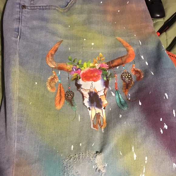 boutique Denim - Funky boho jeans